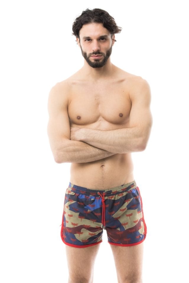 Olympian Camou Stars Red