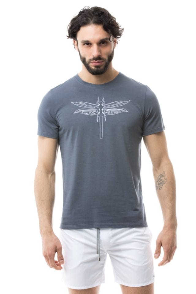 T-shirt Dragonfly Embroidery