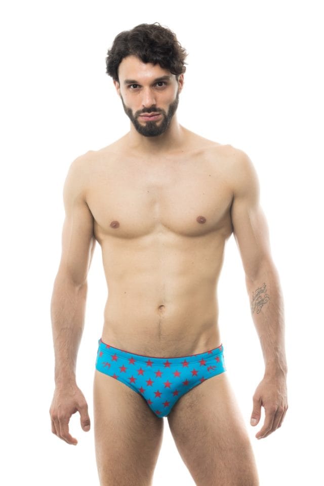 Basic Two Stars Light Blue Gum